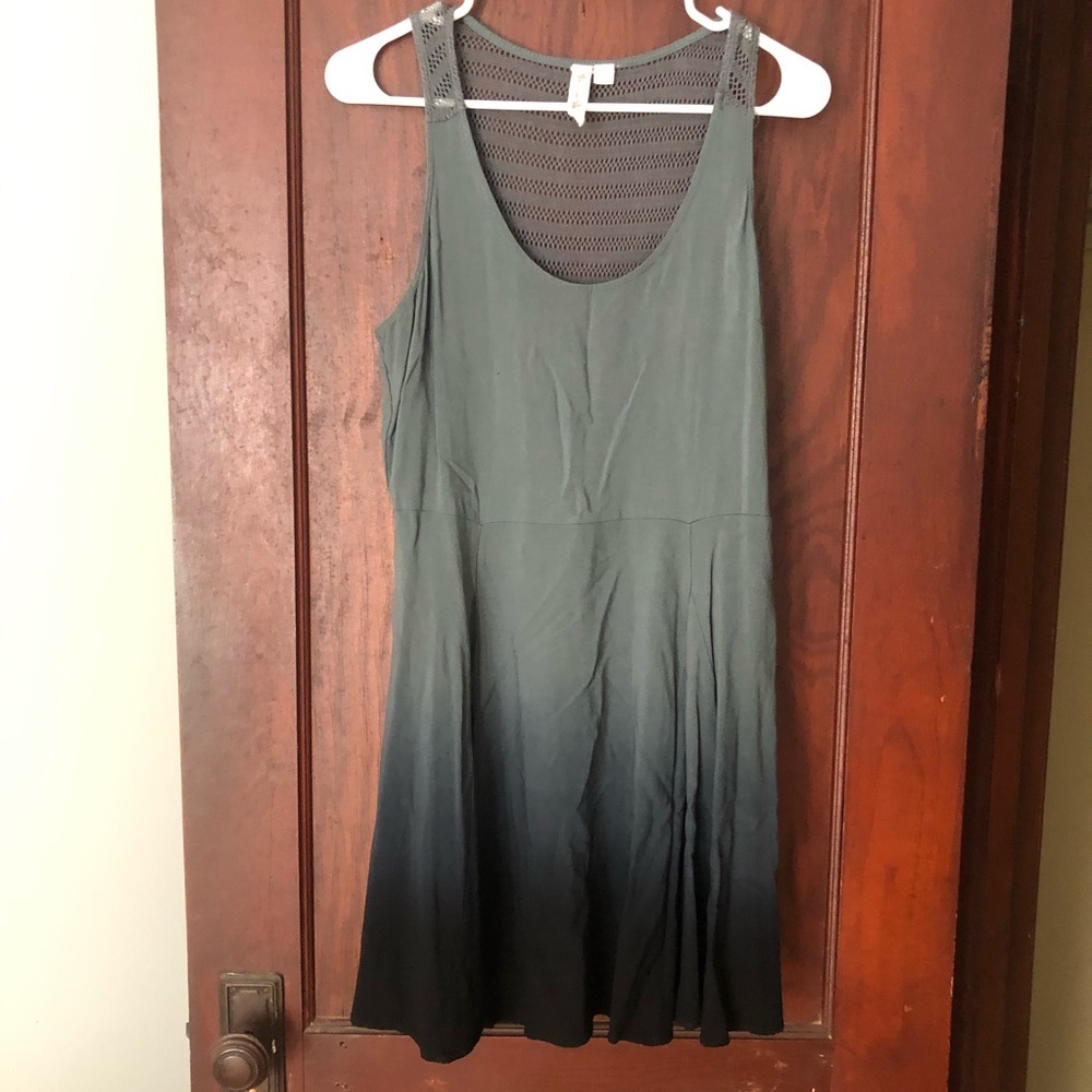 Color Fade Dress with Open Back